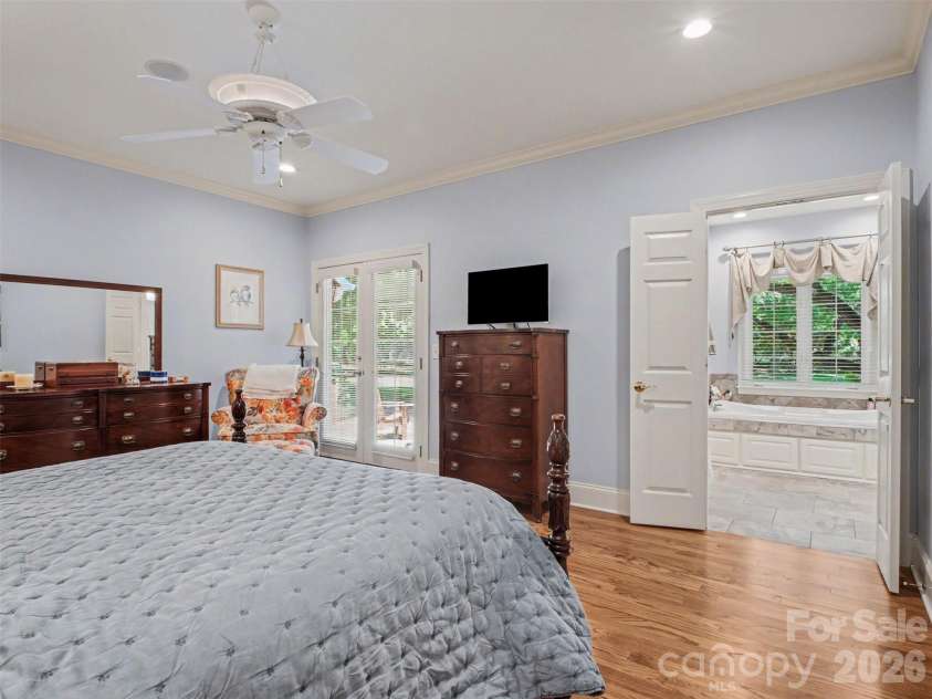 1422 Stone Gate Drive, Shelby, NC 28150.  MLS# CAR4358985, YatesRealty ID 23404. ...and double doors to the ensuite bath.