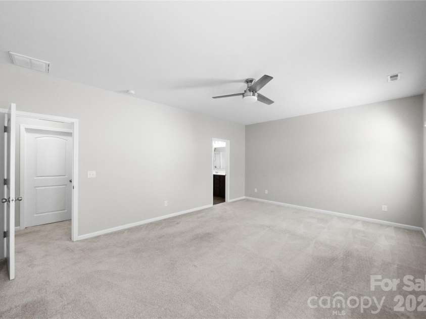 224 Fesperman Circle, Troutman, NC 28166.  MLS# CAR4334200, YatesRealty ID 2341. Primary Bedroom
