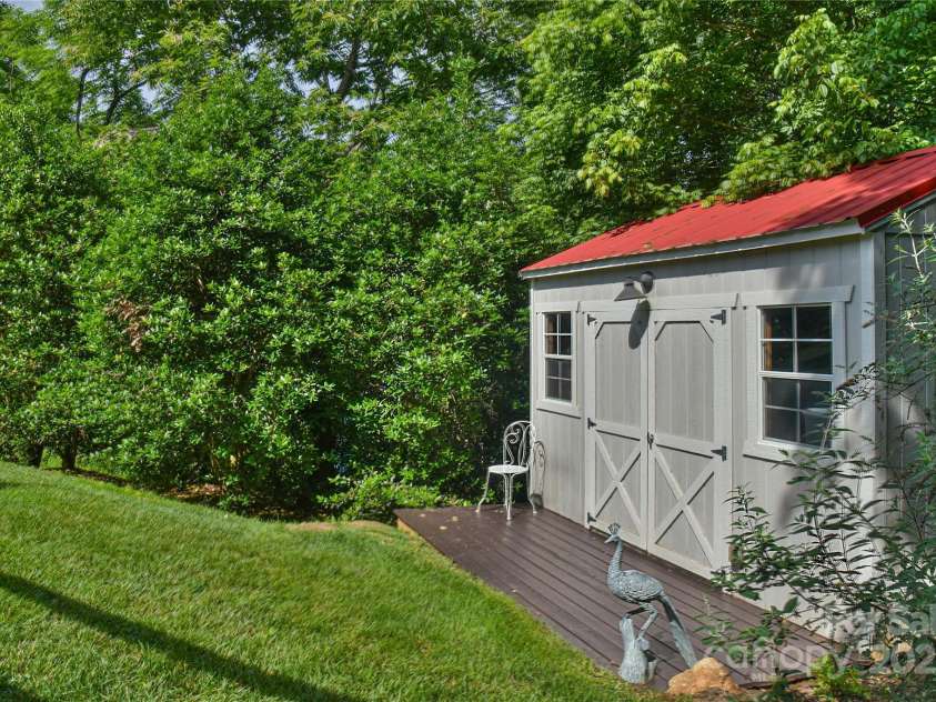 63 Greenridge Road, Weaverville, NC 28787.  MLS# CAR4268175, YatesRealty ID 23413. Outbuilding provides a little extra storage!
