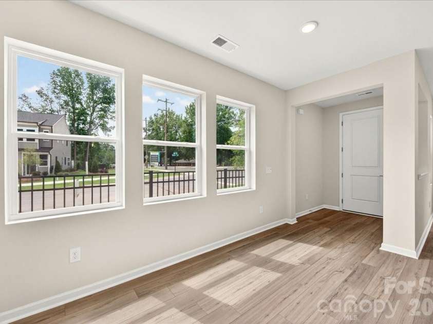 6311 Haller Street, Charlotte, NC 28227.  MLS# CAR4383827, YatesRealty ID 23416. End unit added windows for ample natural light