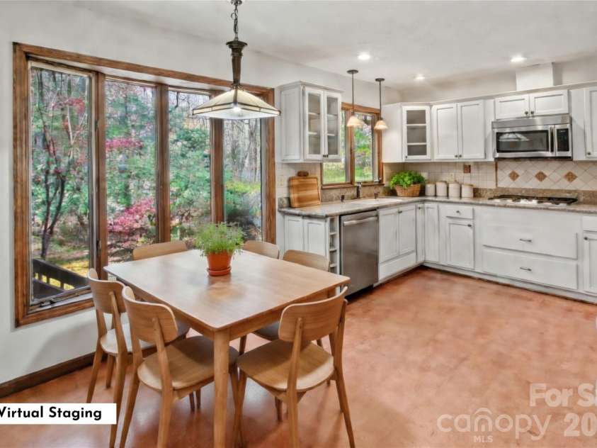 540 Chickadee Lane, Brevard, NC 28712.  MLS# CAR4363992, YatesRealty ID 23422. Virtual Staging