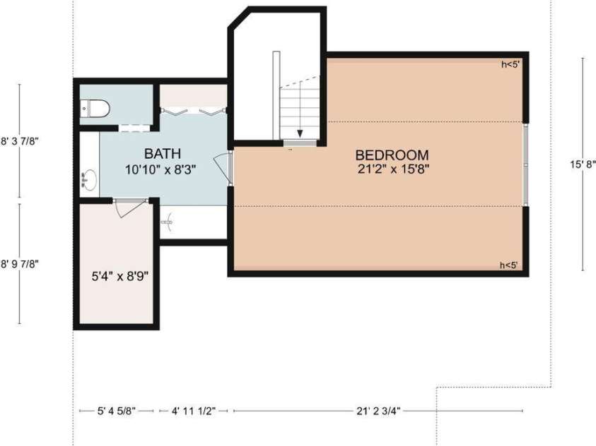 11 Outlook Circle, Swannanoa, NC 28778.  MLS# CAR4380390, YatesRealty ID 23426. Upper level floor plan