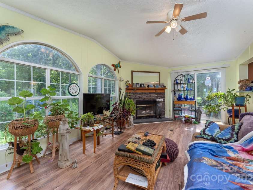 38 Hidden Forest Drive, Hendersonville, NC 28792.  MLS# CAR4267179, YatesRealty ID 23427. Enjoy a view of the birds!