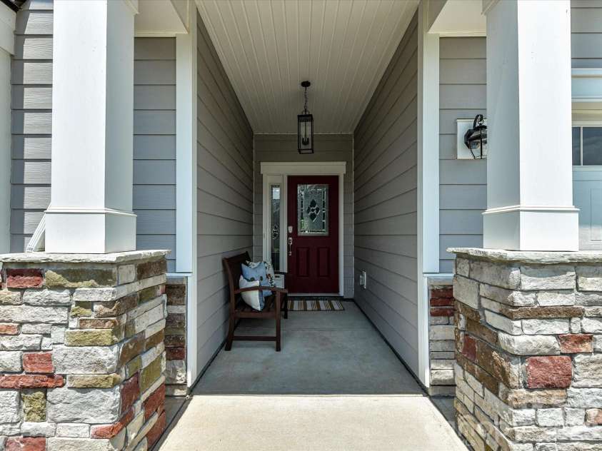 5116 Lassen Volcanic Trail, Lancaster, SC 29720.  MLS# CAR4377413, YatesRealty ID 23434. Covered Front Entry