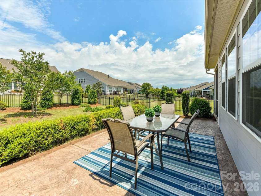 5116 Lassen Volcanic Trail, Lancaster, SC 29720.  MLS# CAR4377413, YatesRealty ID 23434. Patio Views to Yard