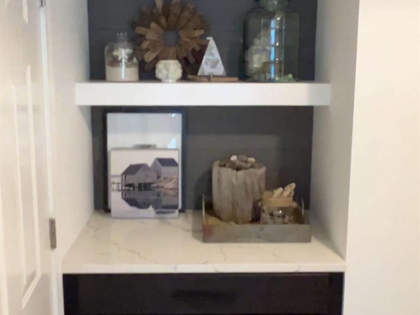 218 Water Leaf Drive, Weaverville, NC 28787.  MLS# CAR4266652, YatesRealty ID 23436. Built ins in laundry room