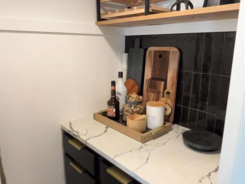 218 Water Leaf Drive, Weaverville, NC 28787.  MLS# CAR4266652, YatesRealty ID 23436. Pantry with built ins