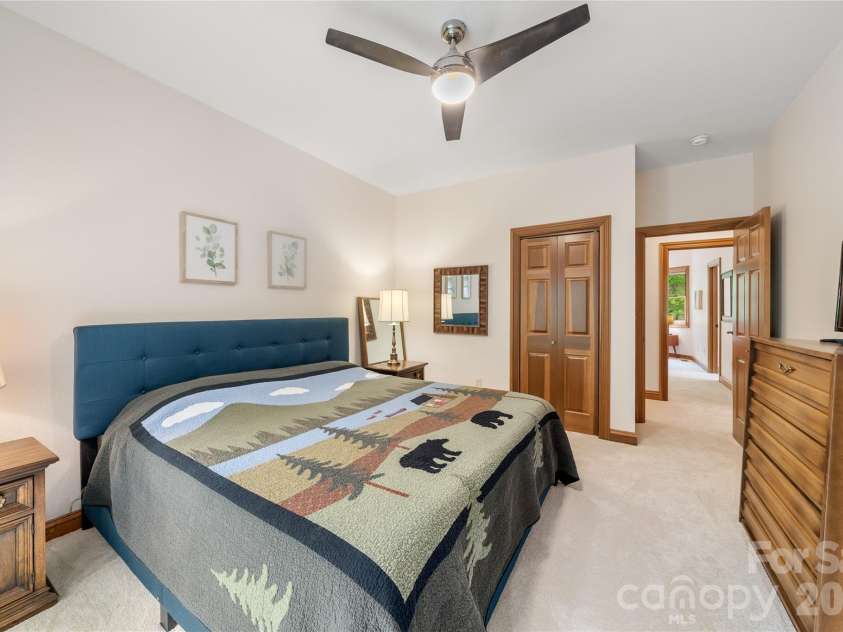 176 Hemlock Lane, Lake Lure, NC 28746.  MLS# CAR4374433, YatesRealty ID 23437. 2nd bedroom main level