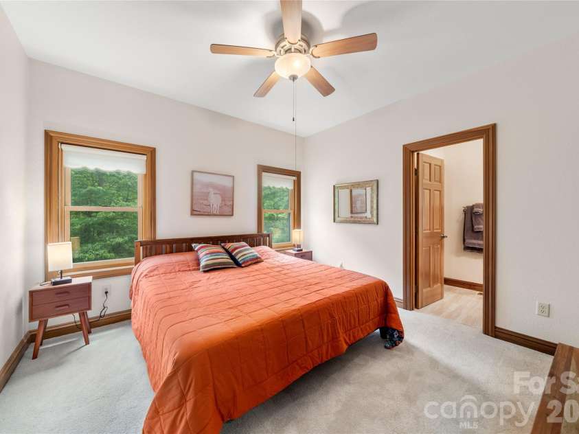 176 Hemlock Lane, Lake Lure, NC 28746.  MLS# CAR4374433, YatesRealty ID 23437. Bedroom 3 main floor