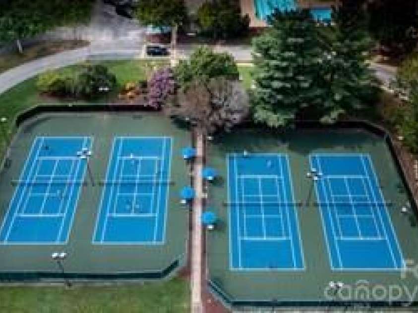 176 Hemlock Lane, Lake Lure, NC 28746.  MLS# CAR4374433, YatesRealty ID 23437. Pickleball Courts