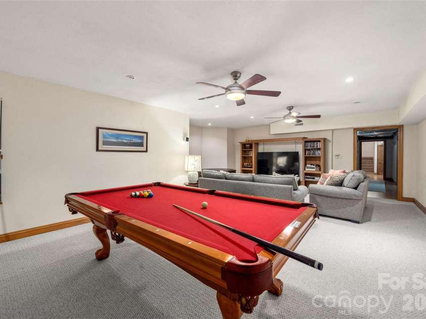 176 Hemlock Lane, Lake Lure, NC 28746.  MLS# CAR4374433, YatesRealty ID 23437. Pool table