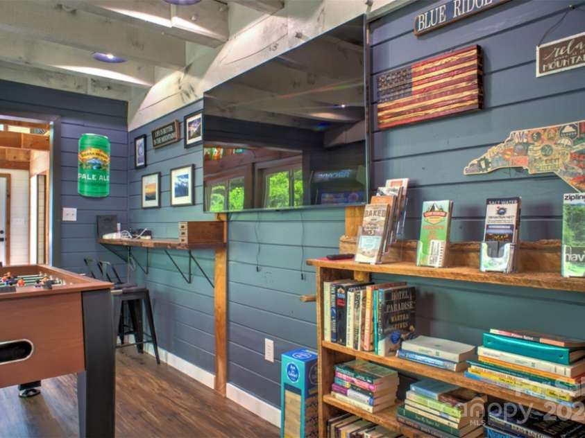 140 Camby Drive, Fairview, NC 28730.  MLS# CAR4178451, YatesRealty ID 2344. Game room