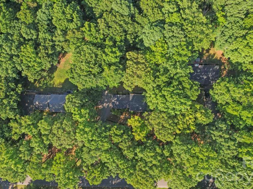 11421 Winners Circle, Charlotte, NC 28215.  MLS# CAR4344294, YatesRealty ID 23444. Drone View from Overhead