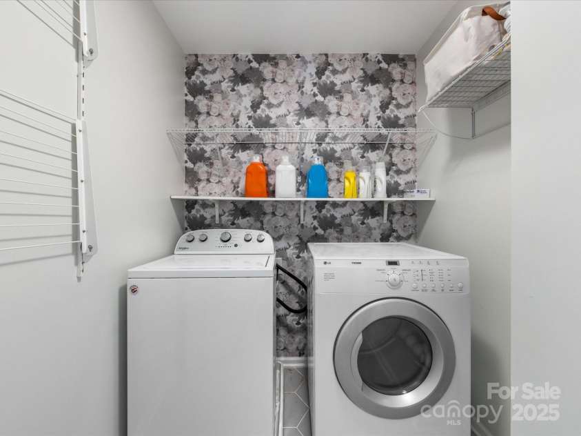 4303 Patriots Hill Road, Mint Hill, NC 28227.  MLS# CAR4309426, YatesRealty ID 23445. Laundry Room on Upper Floor