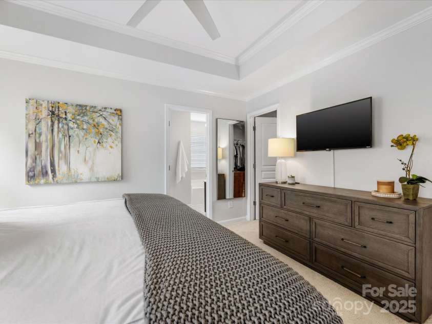 4303 Patriots Hill Road, Mint Hill, NC 28227.  MLS# CAR4309426, YatesRealty ID 23445. Primary Bedroom