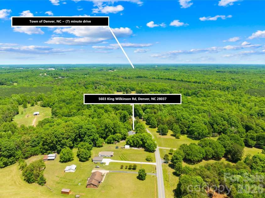 5603 King Wilkinson Road, Denver, NC 28037.  MLS# CAR4379407, YatesRealty ID 23446. 