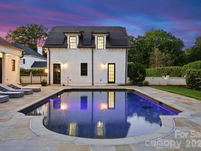 2313 Richardson Drive, Charlotte, NC 28211.  MLS# CAR4382670, YatesRealty ID 23450. Amazing backyard private pool