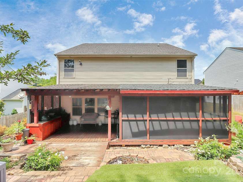 1288 Century Drive, Clover, SC 29710.  MLS# CAR4275472, YatesRealty ID 23456. Exterior Back