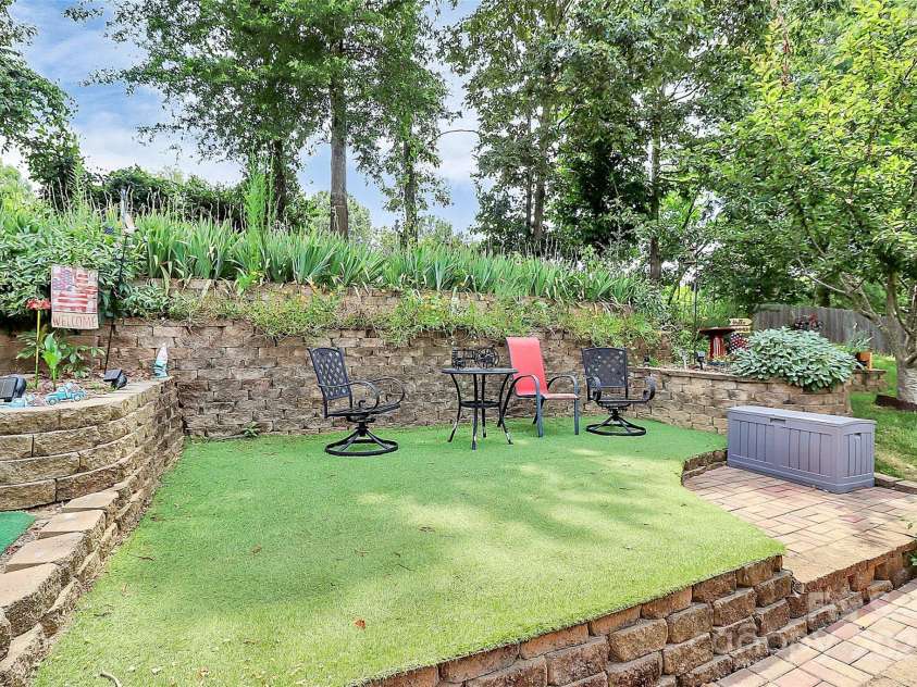 1288 Century Drive, Clover, SC 29710.  MLS# CAR4275472, YatesRealty ID 23456. Multi- level rear yard