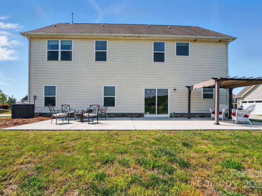 4321 Hornyak Drive, Monroe, NC 28110.  MLS# CAR4251120, YatesRealty ID 23457. Expanded patio