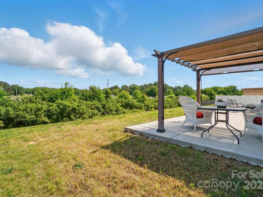 4321 Hornyak Drive, Monroe, NC 28110.  MLS# CAR4251120, YatesRealty ID 23457. The yard extends well past the yard line