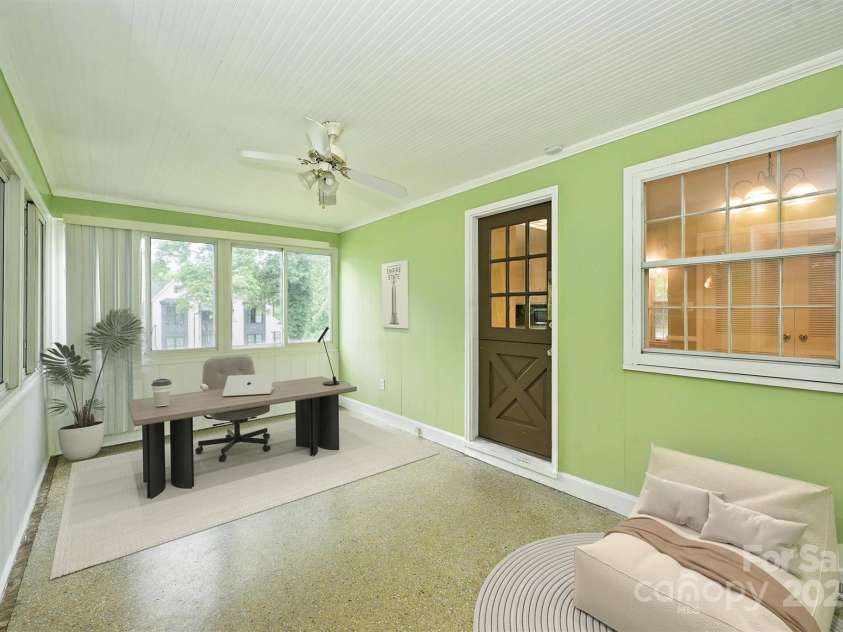 1961 Runnymede Lane, Charlotte, NC 28211.  MLS# CAR4265573, YatesRealty ID 23458. Virtually Staged
