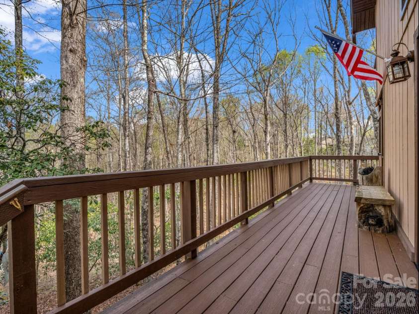 78 Wahuhu Court, Brevard, NC 28712.  MLS# CAR4369792, YatesRealty ID 23466. Screened in porch off the Main Level