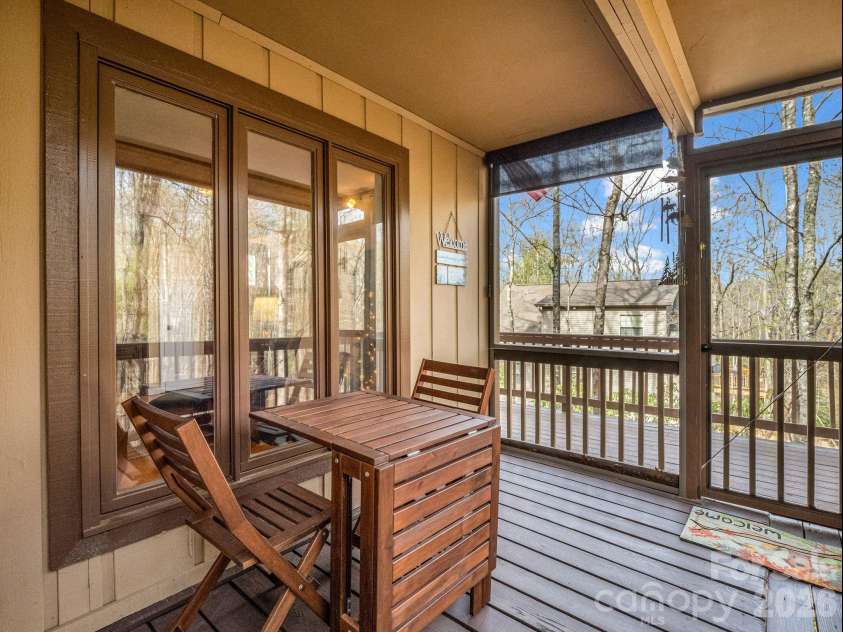 78 Wahuhu Court, Brevard, NC 28712.  MLS# CAR4369792, YatesRealty ID 23466. Screened in porch off the Main Level