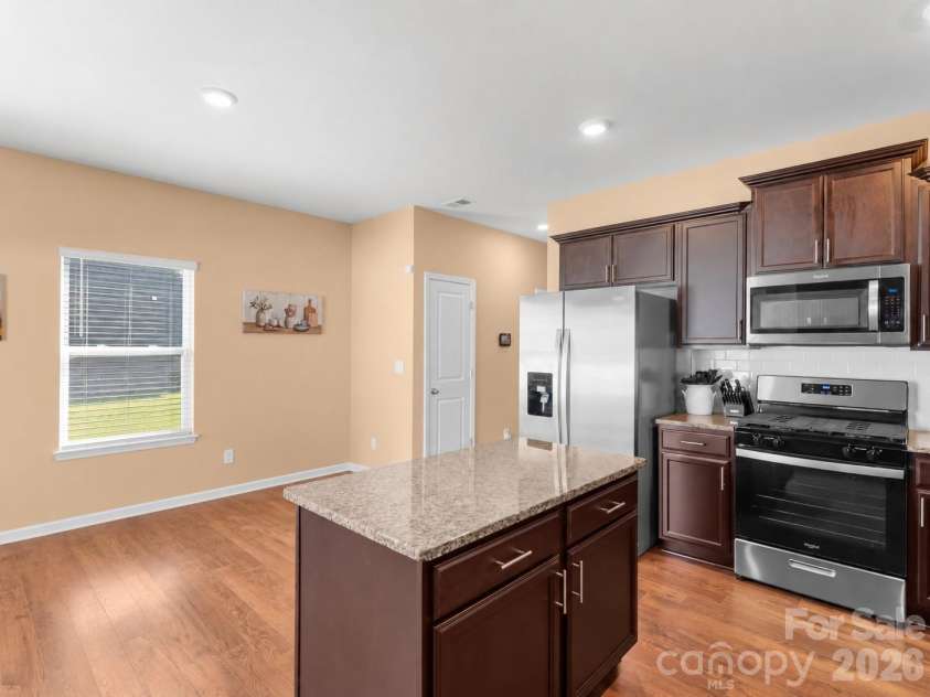 141 Wheatfield Road, Fletcher, NC 28732.  MLS# CAR4375463, YatesRealty ID 23468. Kitchen w/ eat in area