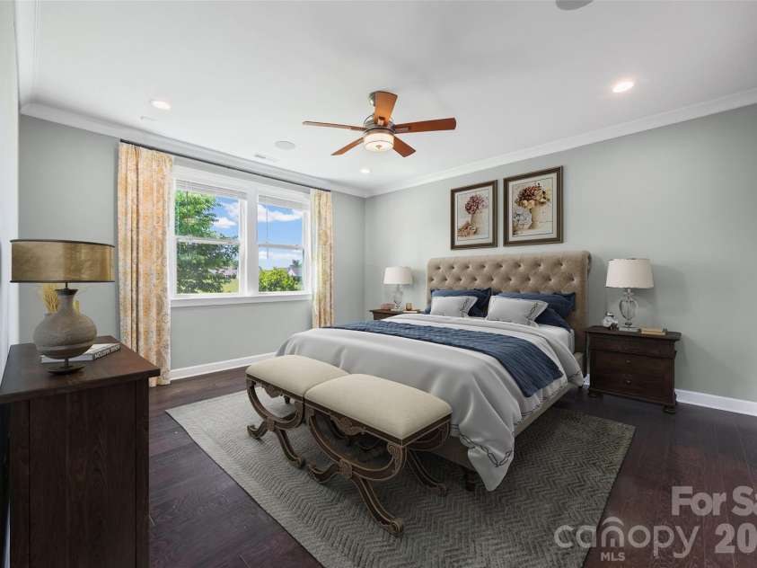 1228 Independence Street, Tega Cay, SC 29708.  MLS# CAR4372049, YatesRealty ID 23470. Virtually Staged Primary Bedroom