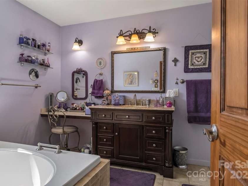860 Asbury Road, Candler, NC 28715.  MLS# CAR4275726, YatesRealty ID 23471. Primary Bathroom