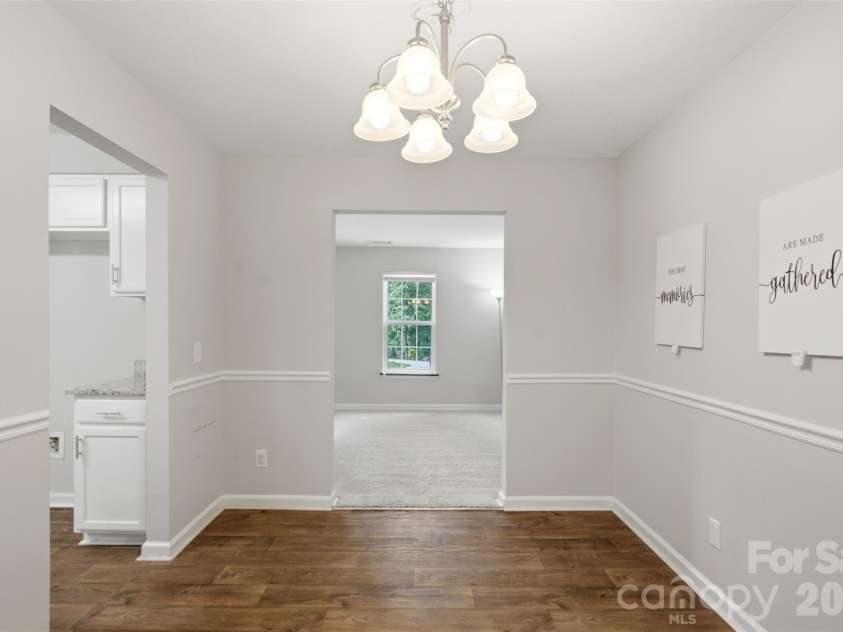 2881 Shadow Brook Court, Concord, NC 28027.  MLS# CAR4378881, YatesRealty ID 23476. Dining room