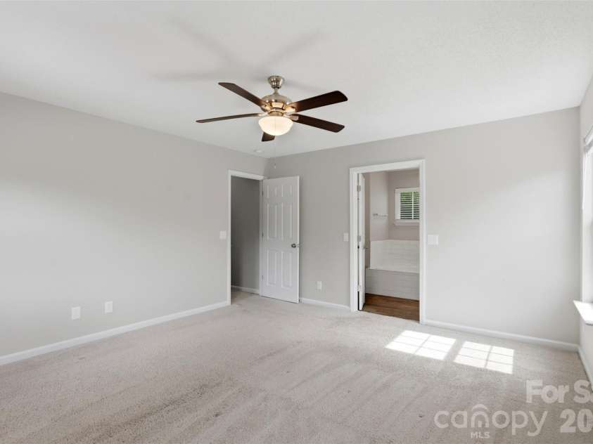 2881 Shadow Brook Court, Concord, NC 28027.  MLS# CAR4378881, YatesRealty ID 23476. Owners' bedroom