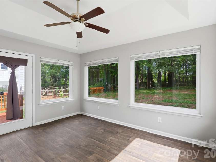 2881 Shadow Brook Court, Concord, NC 28027.  MLS# CAR4378881, YatesRealty ID 23476. Sunroom