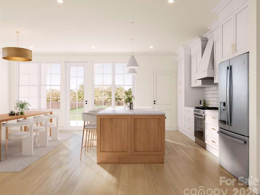 2906 Dogwood Avenue, Charlotte, NC 28206.  MLS# CAR4375359, YatesRealty ID 23477. Rendering Photo of Kitchen/ Dining Area