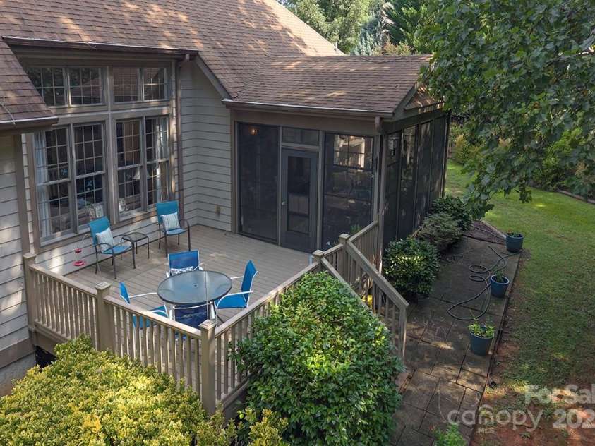 147 Bridge Lane, Tryon, NC 28782.  MLS# CAR4293368, YatesRealty ID 2348. Open deck