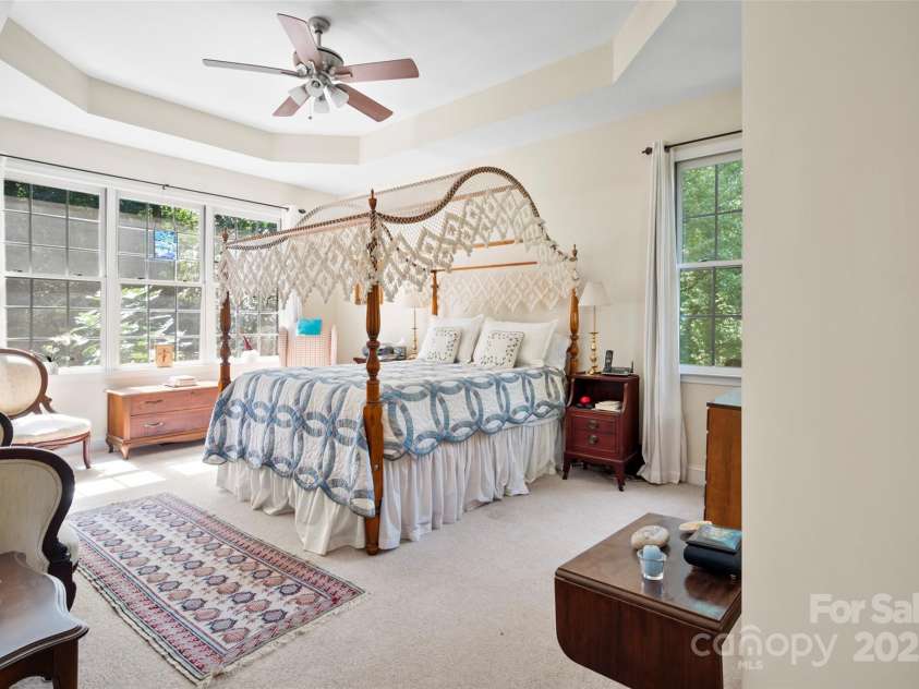 147 Bridge Lane, Tryon, NC 28782.  MLS# CAR4293368, YatesRealty ID 2348. Primary suite