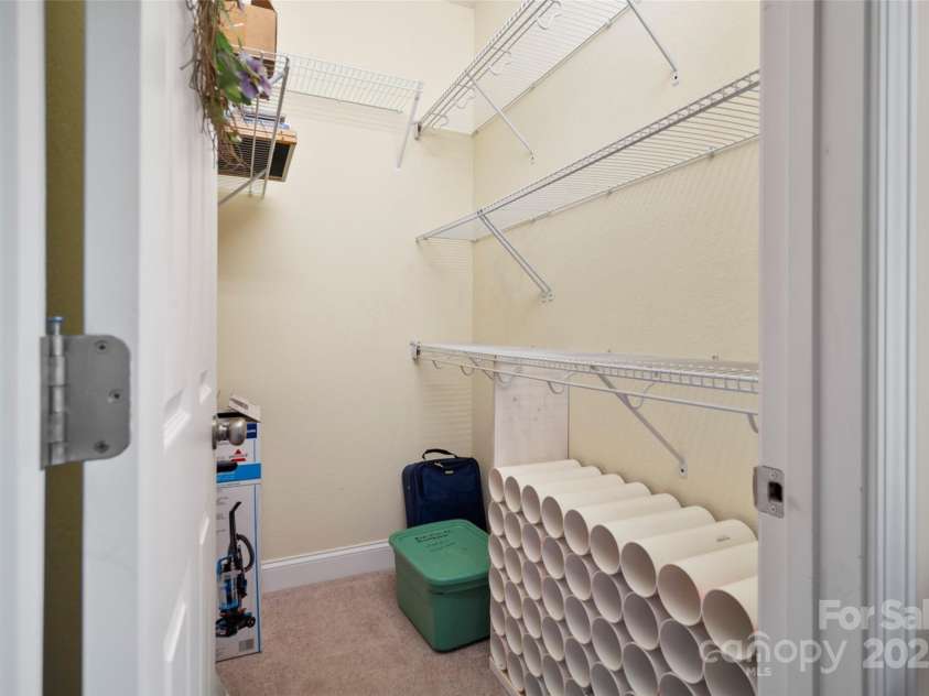 147 Bridge Lane, Tryon, NC 28782.  MLS# CAR4293368, YatesRealty ID 2348. Walk in closet in 2nd bedroom