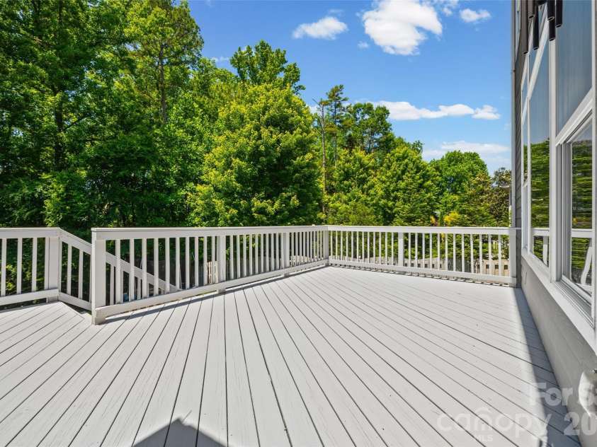 3022 Manchester Court, Indian Land, SC 29707.  MLS# CAR4358002, YatesRealty ID 23489. Back Yard Deck