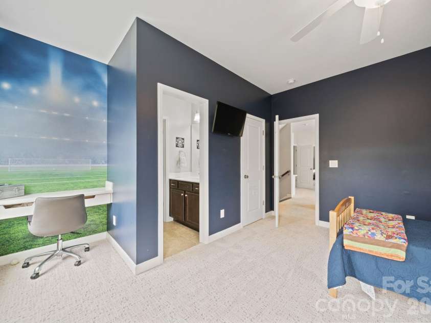 3022 Manchester Court, Indian Land, SC 29707.  MLS# CAR4358002, YatesRealty ID 23489. Built in desk area