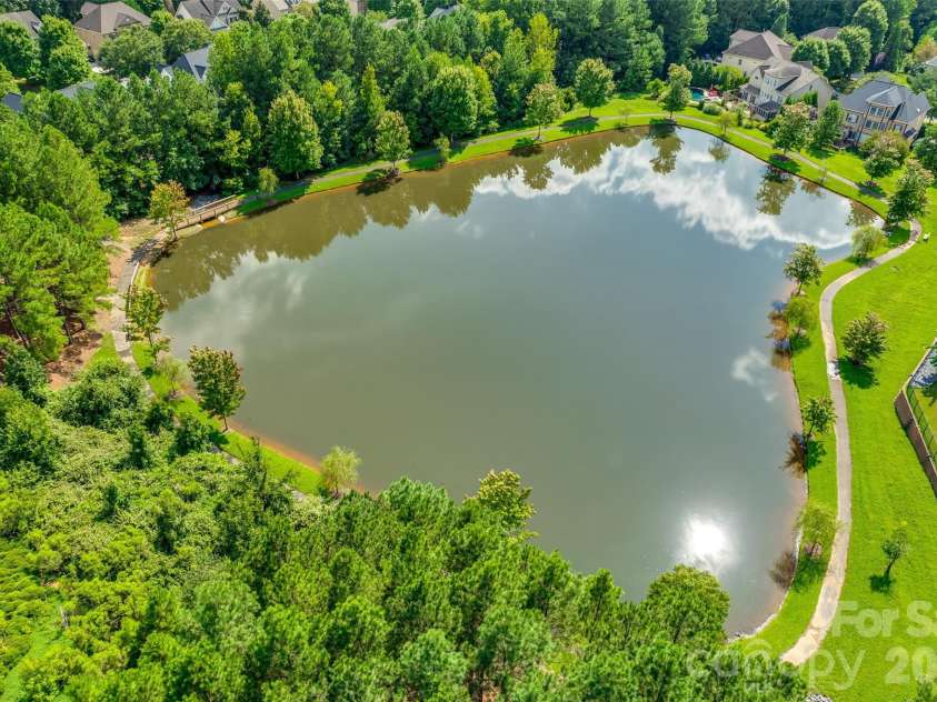 3022 Manchester Court, Indian Land, SC 29707.  MLS# CAR4358002, YatesRealty ID 23489. Community Pond