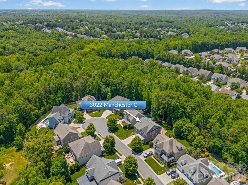 3022 Manchester Court, Indian Land, SC 29707.  MLS# CAR4358002, YatesRealty ID 23489. Private location on Manchester Court with a culd a sac