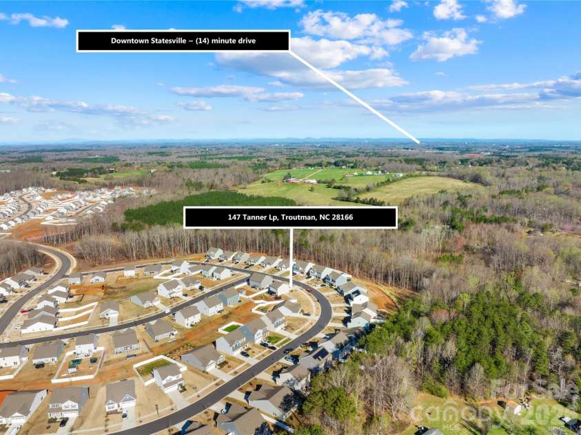 147 Tanner Loop, Troutman, NC 28166.  MLS# CAR4357480, YatesRealty ID 23497. 