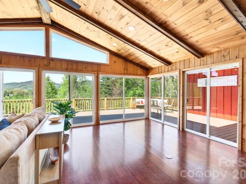 58 Camby Drive, Fairview, NC 28730.  MLS# CAR4371628, YatesRealty ID 23505. Enjoy the Outside from Inside !