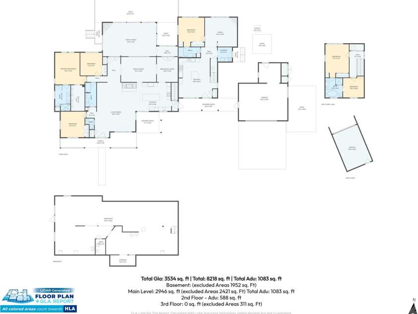 58 Camby Drive, Fairview, NC 28730.  MLS# CAR4371628, YatesRealty ID 23505. Floorplan