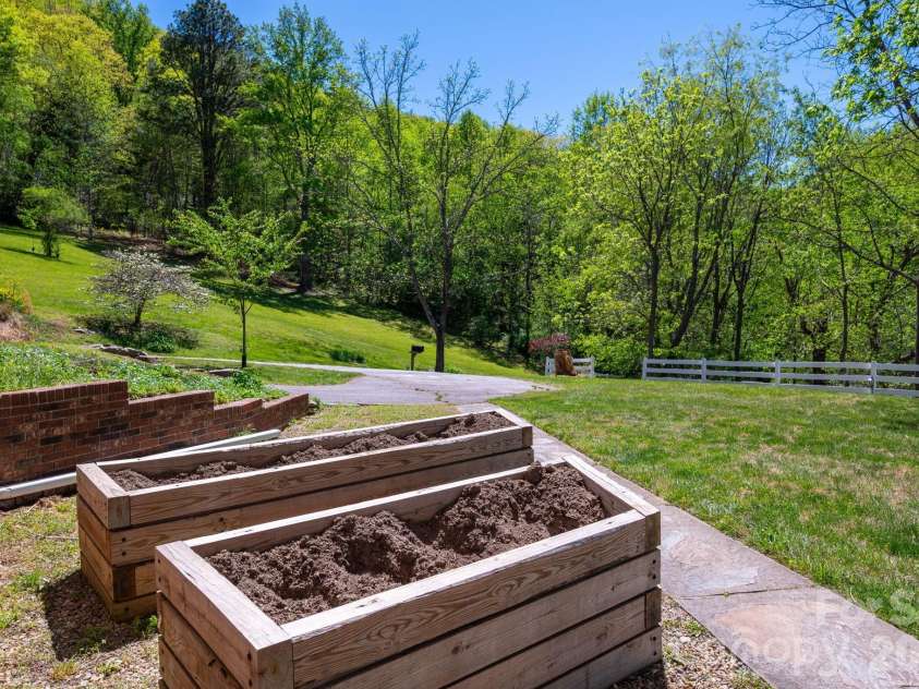 58 Camby Drive, Fairview, NC 28730.  MLS# CAR4371628, YatesRealty ID 23505. Raised Beds, Ready to Plant 