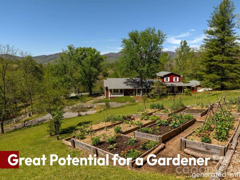 58 Camby Drive, Fairview, NC 28730.  MLS# CAR4371628, YatesRealty ID 23505. Virtual Garden