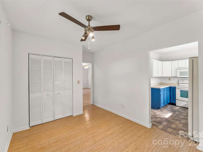 493 Dogwood Road, Candler, NC 28715.  MLS# CAR4257818, YatesRealty ID 23510. Dining Room / Flex Room - last used as Office