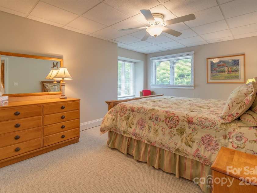 65 Hillcrest Drive, Weaverville, NC 28787.  MLS# CAR4275915, YatesRealty ID 23514. Bedroom lower level