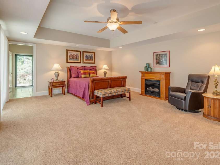 65 Hillcrest Drive, Weaverville, NC 28787.  MLS# CAR4275915, YatesRealty ID 23514. Bedroom lower level